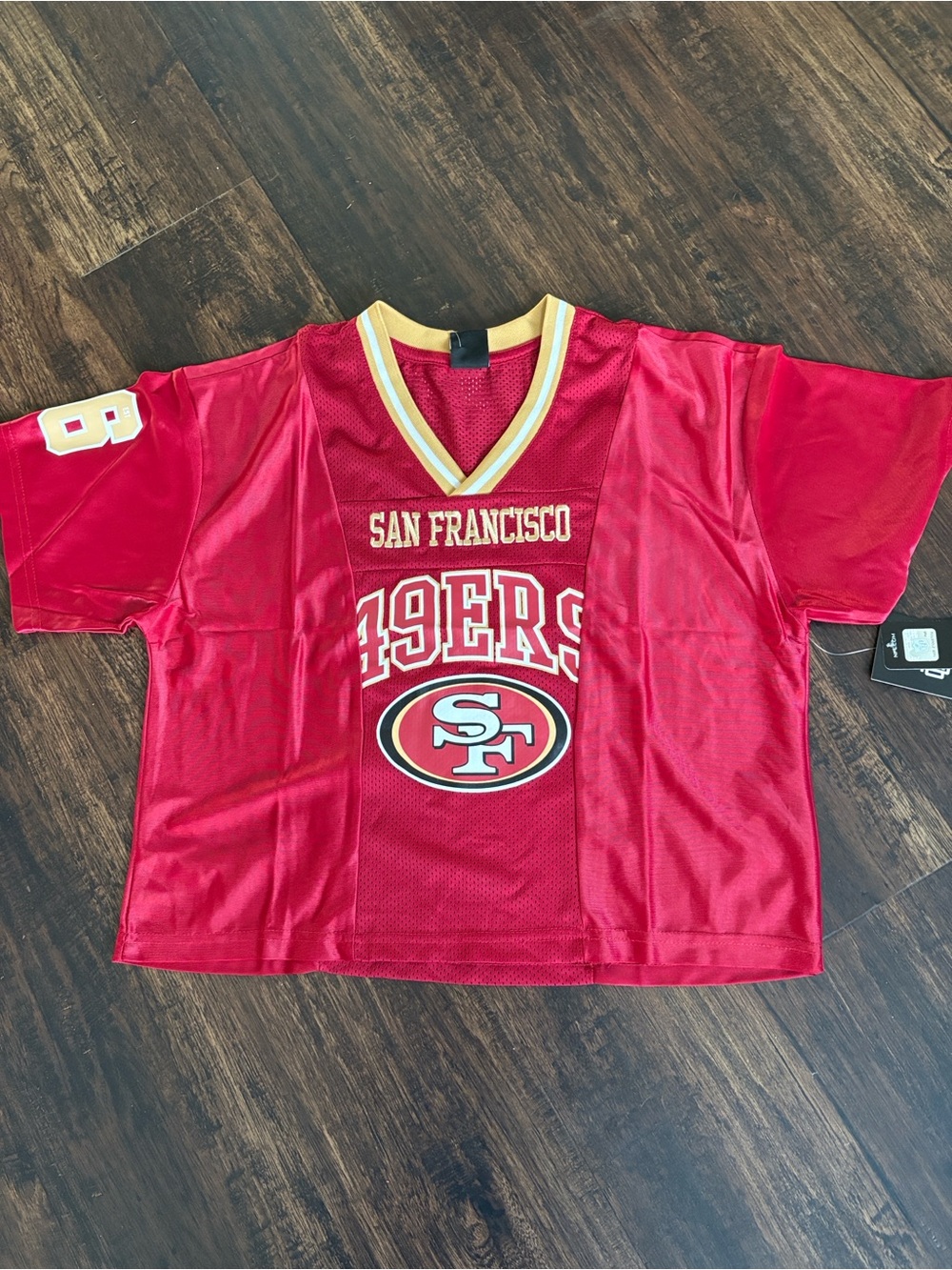 X large women’s 49ers Red Team Jersey - Official NFL Fan Shirt